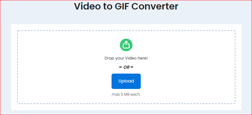 Video to gif converter