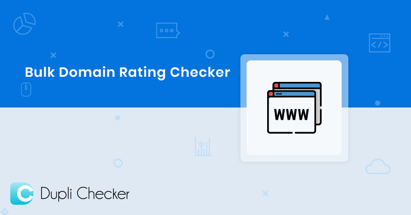 Domain Rating Checker