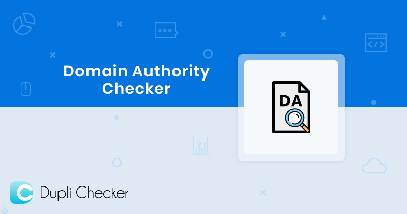 Domain Authority Score Checker