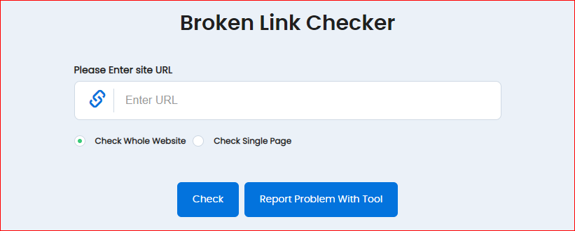 Broken Link Checker