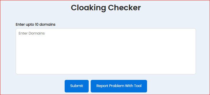 Link Cloaking Checker