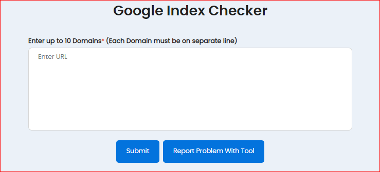 Google Index Checker