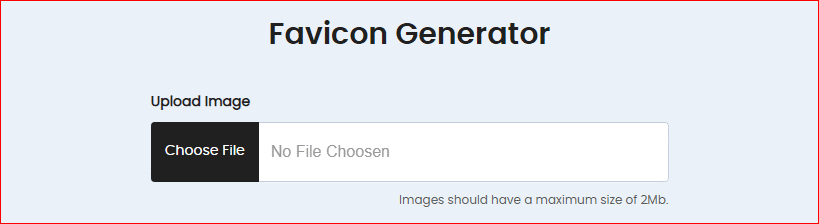 Favicon Generator
