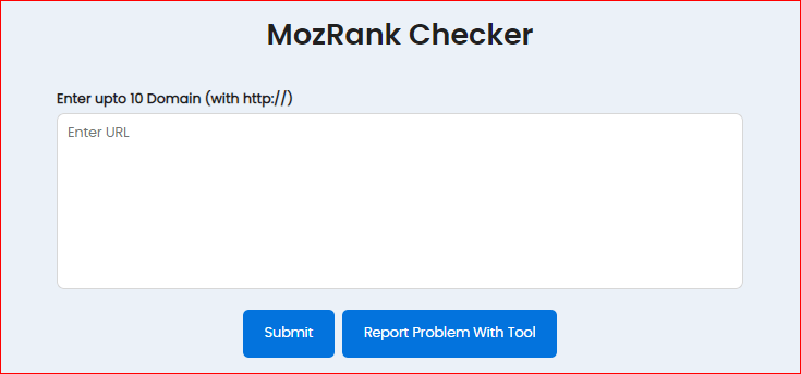 MozRank Checker