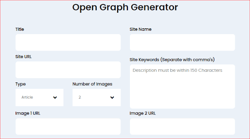 Open Graph Generator