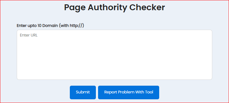 Page Authority Checker