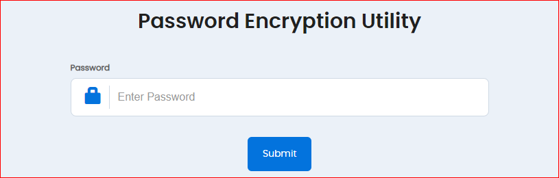 Password Encryption Utility