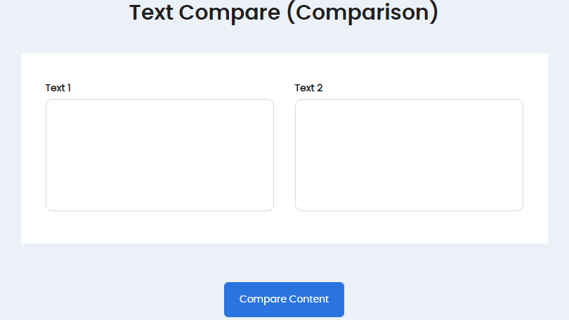 Comparación de texto