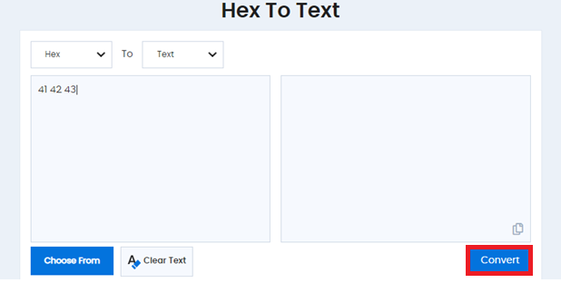 Hex To Text Convert Hexadecimal To Text Online