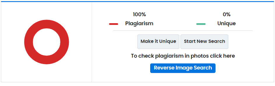 how to check plagiarism percentage