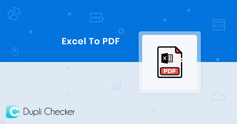Excel to PDF - Convert XLSX or XLS to pdf online for free