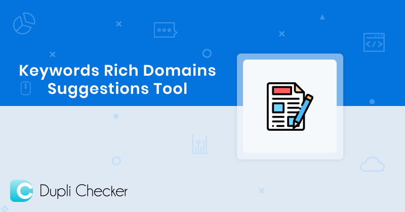 Domain name Generator Best Ideas for Keyword rich suggestions